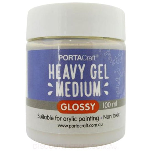 Acrylic Heavy Gel Medium - Glossy 100ml Tub