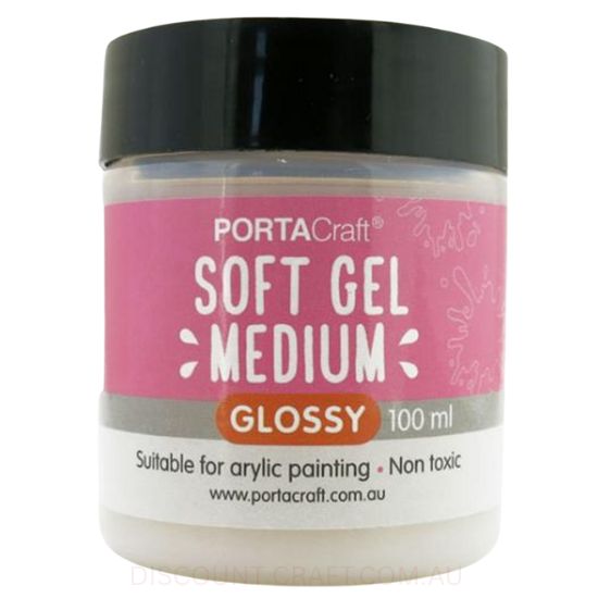 Acrylic Soft Gel Medium - Glossy 100ml Tub