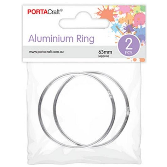 Aluminium Rings 63mm 2pk