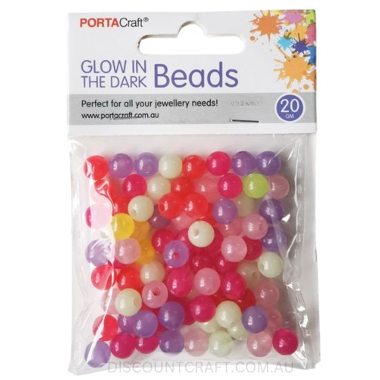 Glow in the Dark Beads 4mm 20g
