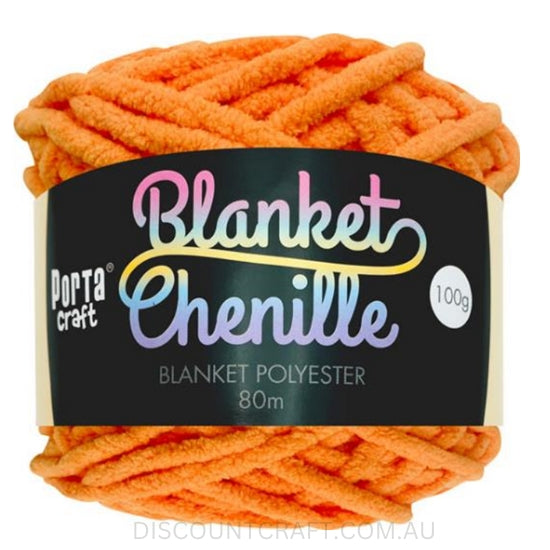 Chenille Blanket Yarn 100g 80m 12ply - Fantapants