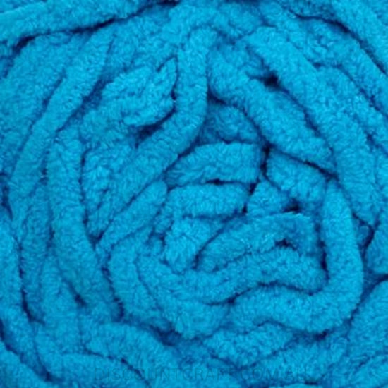 Chenille Blanket Yarn 100g 80m 12ply - Hot Blue