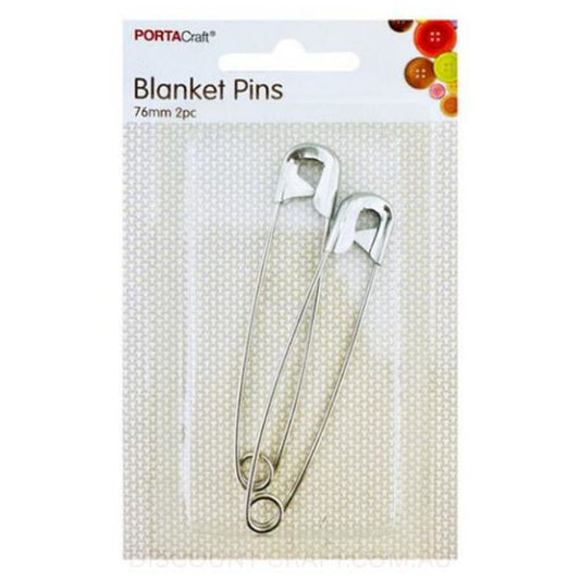 Blanket Pins 76mm 2pk