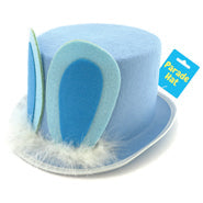 Easter Top Hat with Bunny Ears - Blue