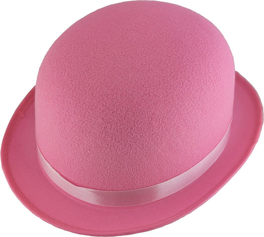 Easter Felt Bowler Hat 26cm - Pink