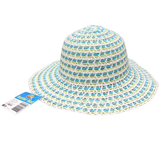 Easter Bonnet Hat 30cm - Blue/Green