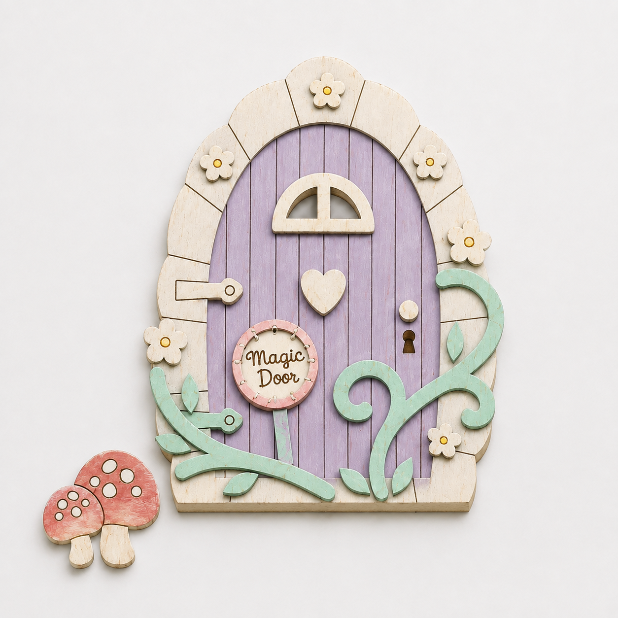 Fairy Door 3D Wooden - Magic Door