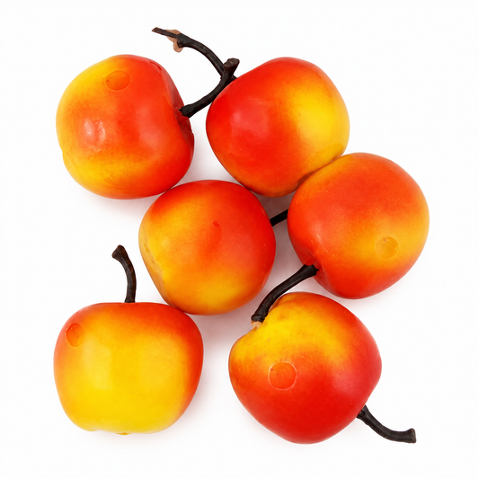 Artificial Fruit Apple 33x30mm 6pc