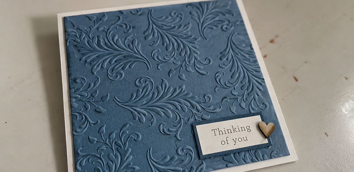 Embossing Folder Square - Leaves