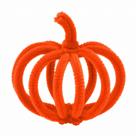 Chenille Stems 6mm 50pk - Orange