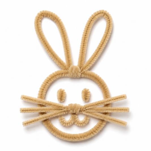 Chenille Stems 6mm 50pk - Teddy Bear