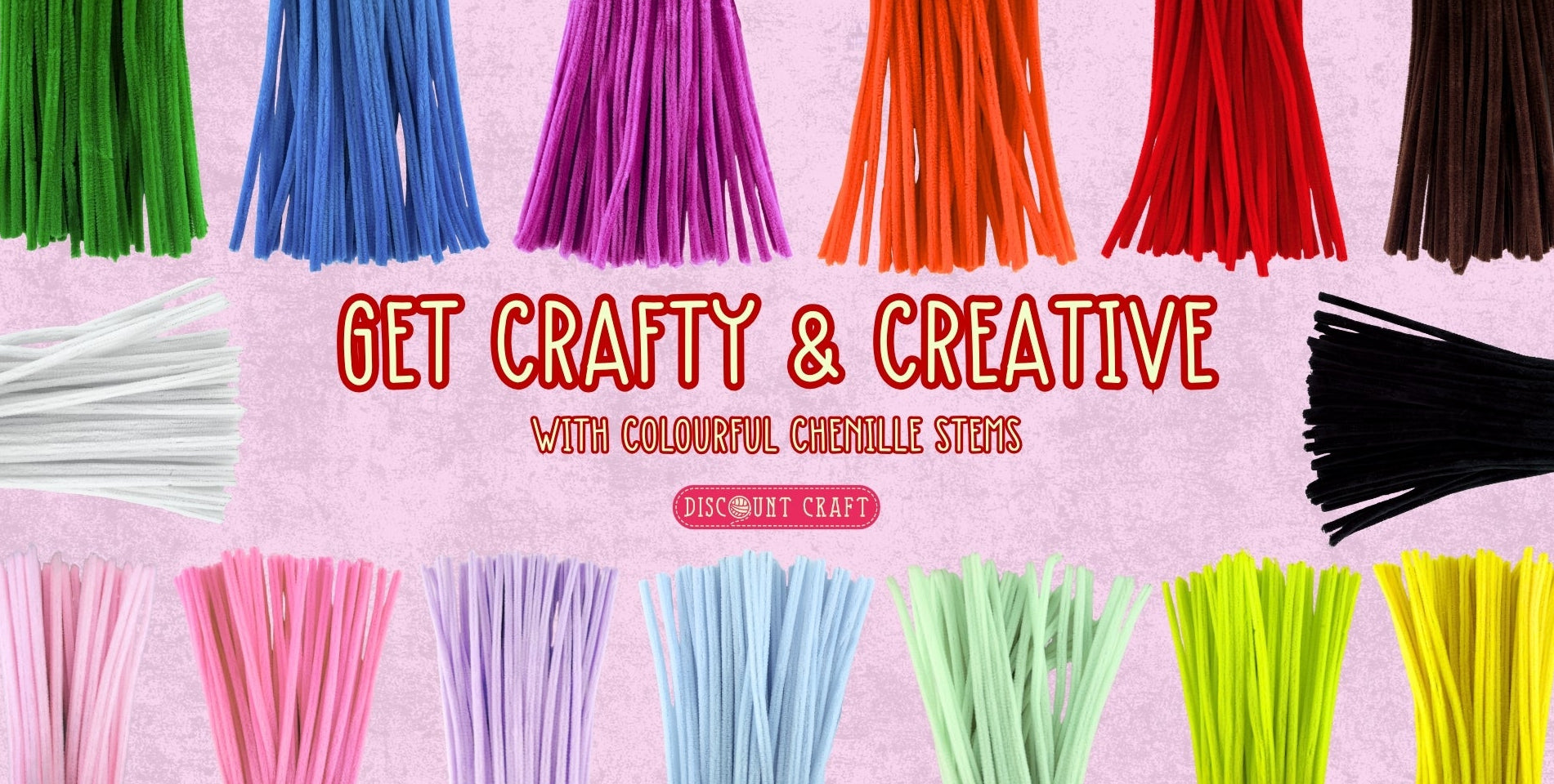 Craft Pipe Cleaners for Chenille Flower Craft