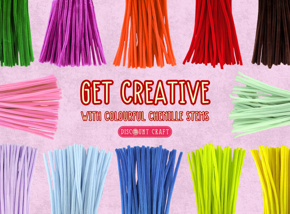 Pipe Cleaners to make chenille flowers