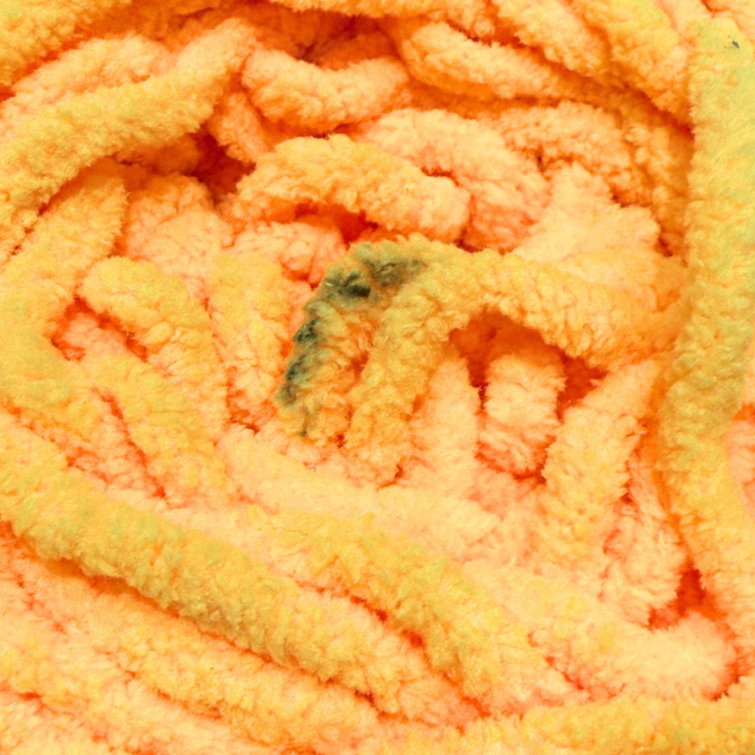 DUSTY Chenille Blanket Yarn 100g Orange 3pk Bundle