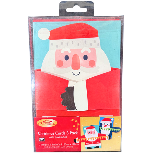 Christmas Greeting Cards with Envelopes 8pk