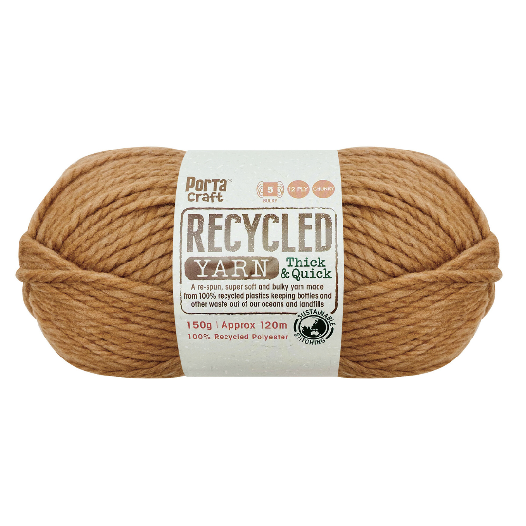 Recycled Yarn 150g 12ply - Mustard Melange