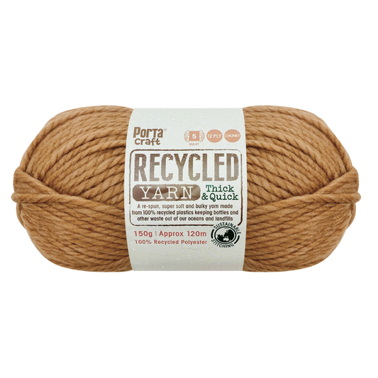 Recycled Yarn 150g 12ply - Mustard Melange