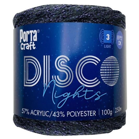 Disco Nights Sparkle Yarn 100g - Larvite