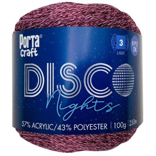 Disco Nights Sparkle Yarn 100g - Tanzanite