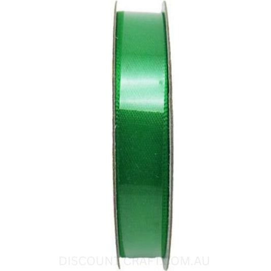 Satin Ribbon Double Sided 12mm x 5 metres - Green