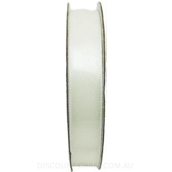 Satin Ribbon Double Sided 12mm x 5 metres - Ivory