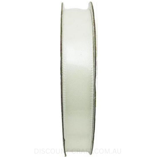 Satin Ribbon Double Sided 12mm x 5 metres - Ivory