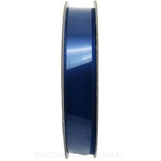 Satin Ribbon Double Sided 12mm x 5 metres - Navy