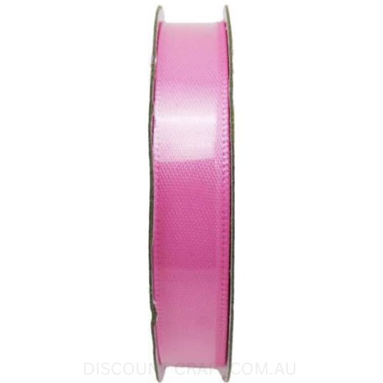 Satin Ribbon Double Sided 12mm x 5 metres - Pink