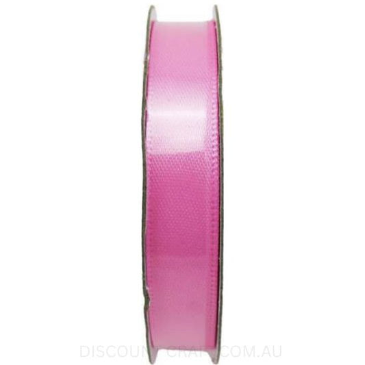 Satin Ribbon Double Sided 12mm x 5 metres - Pink