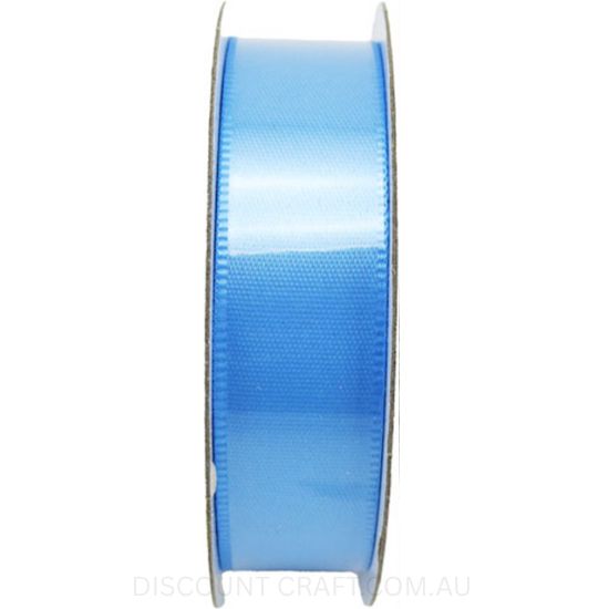 Double Sided Satin Ribbons - Light Blue