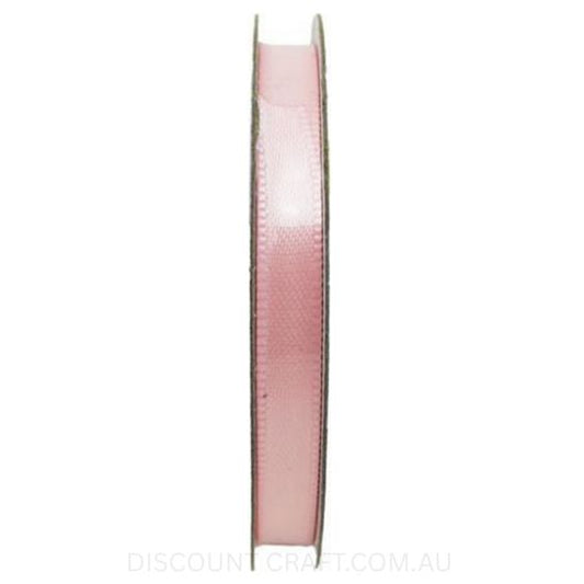 Satin Ribbon Double Sided 6mm x 8 metres - Light Pink