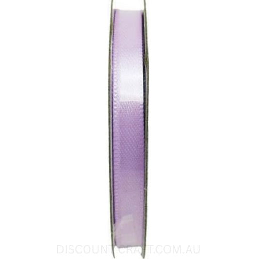 Satin Ribbon Double Sided 6mm x 8 metres - Mauve