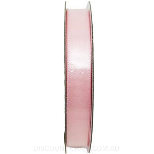 Satin Ribbon Double Sided 9mm x 6 metres - Light Pink