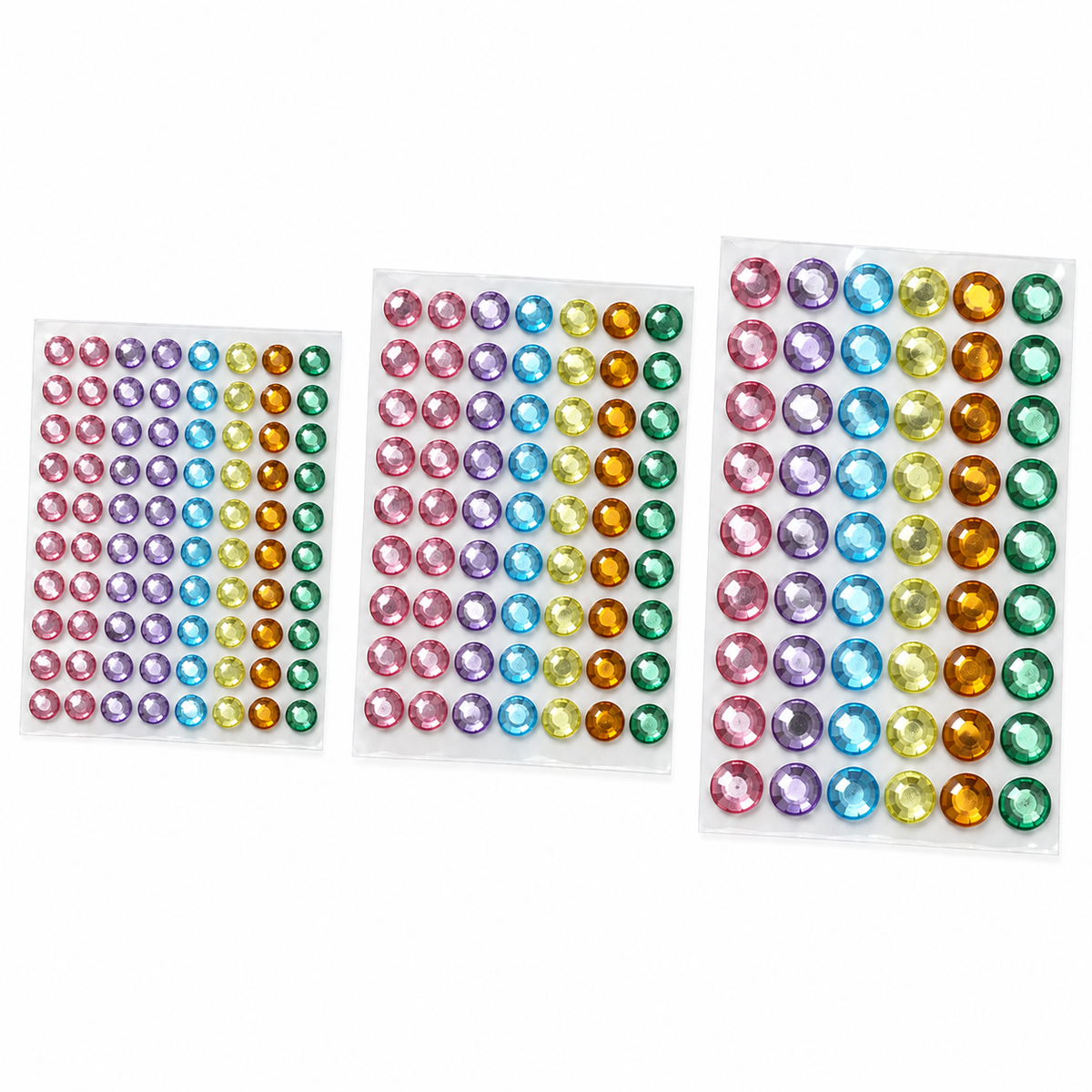 Rhinestones Multi Pack in 8,10,12mm 197pk - Pastels