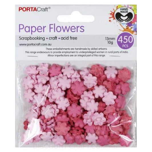 Paper Flowers - Flamingo 13mm 450pk