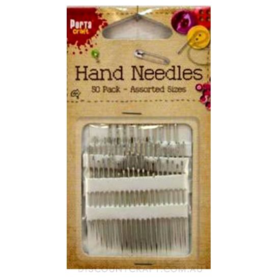 Hand Needles - Assorted Sizes 50pk