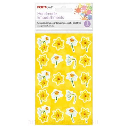 Handmade Embellishments- Daffodils