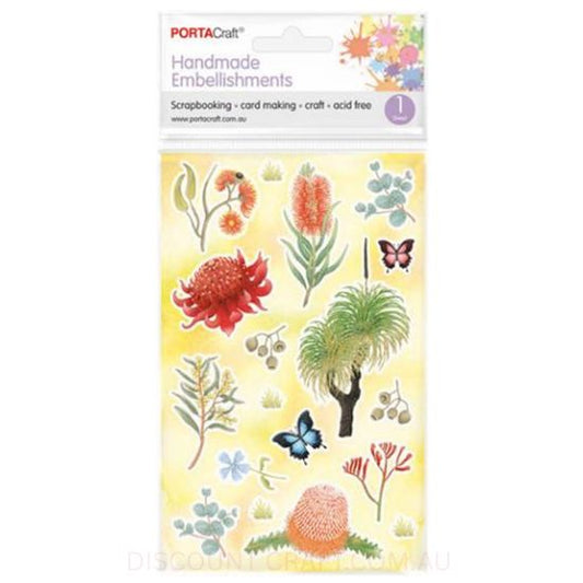 Handmade Embellishments - Flora