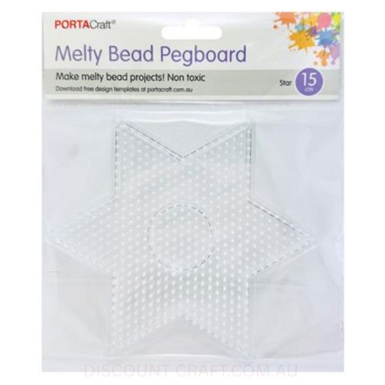 Melty Bead Pegboard - Star 15cm