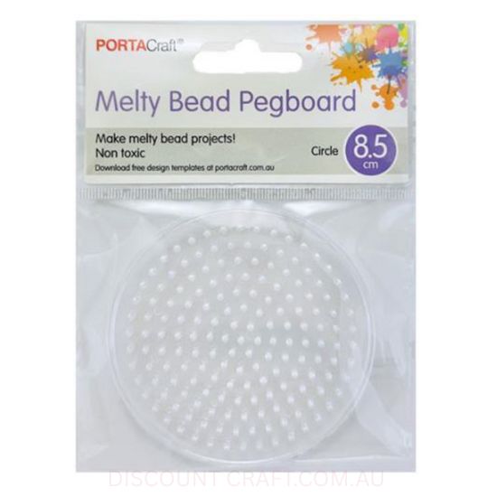 Melty Bead Pegboard - Circle 8cm