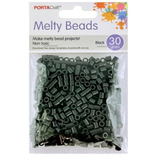 Melty Beads - Black 30g