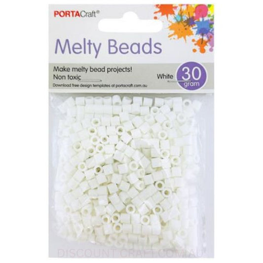 Melty Beads - White 30g