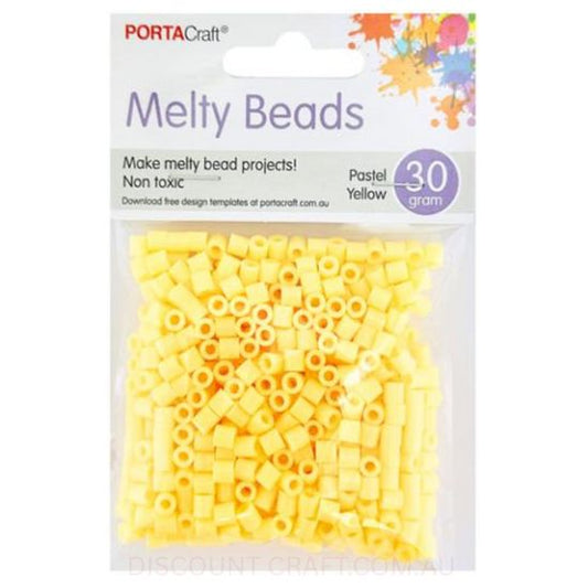 Melty Beads - Pastel Yellow 30g