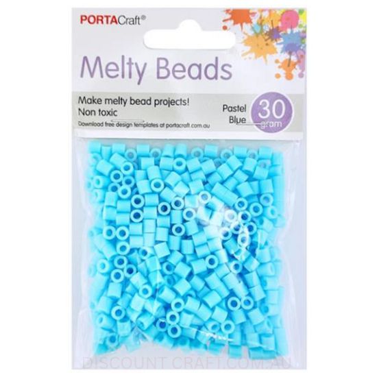 Melty Beads - Pastel Blue 30g