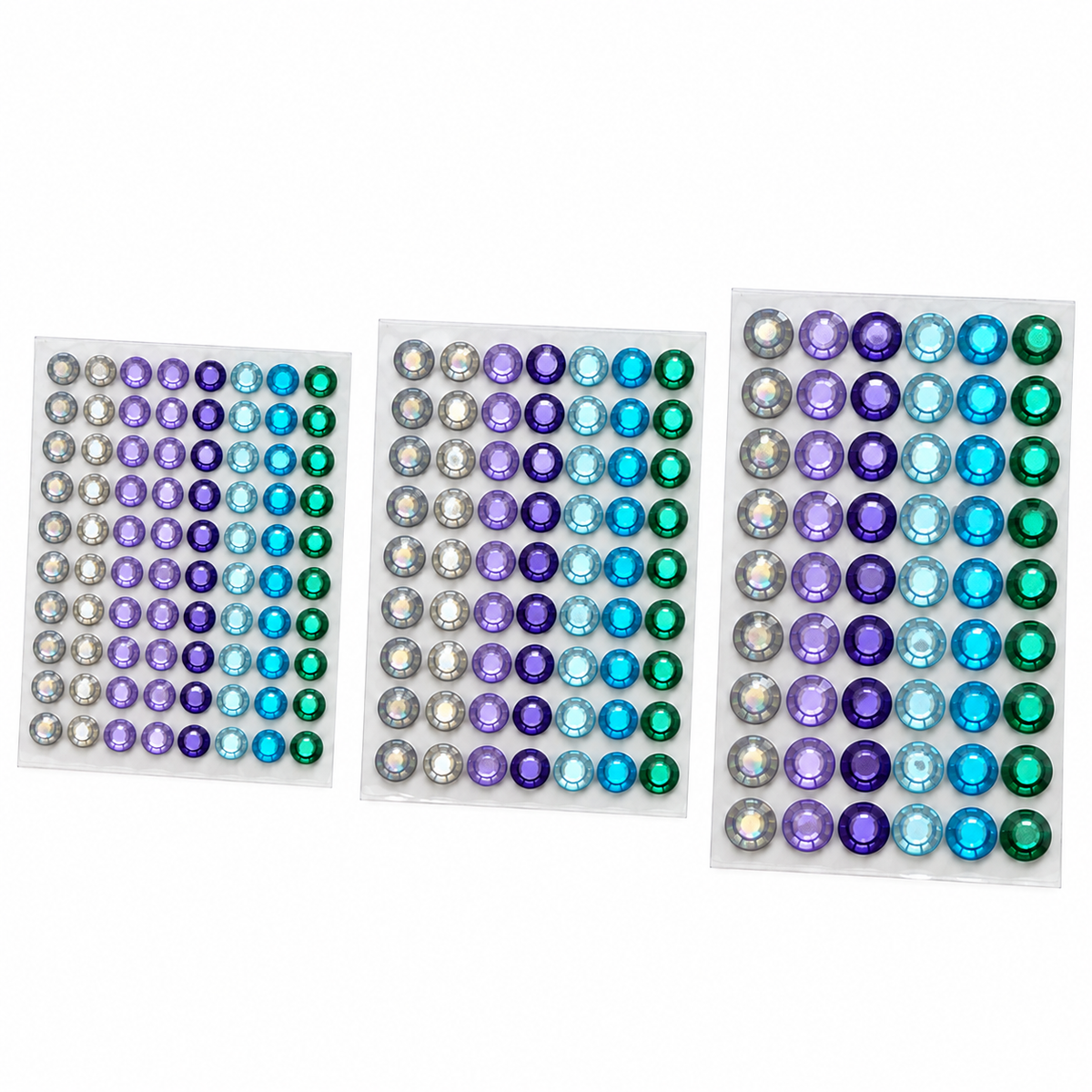 Rhinestones Multi Pack in 8,10,12mm 197pk - Mermaid Pastel
