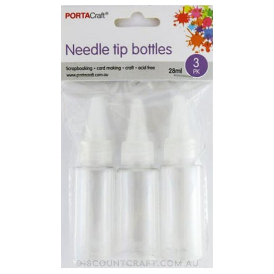 Needle Tip Bottles 28ml 3pk