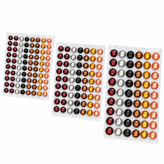 Rhinestones Multi Pack in 8,10,12mm 197pk - Ochre Art
