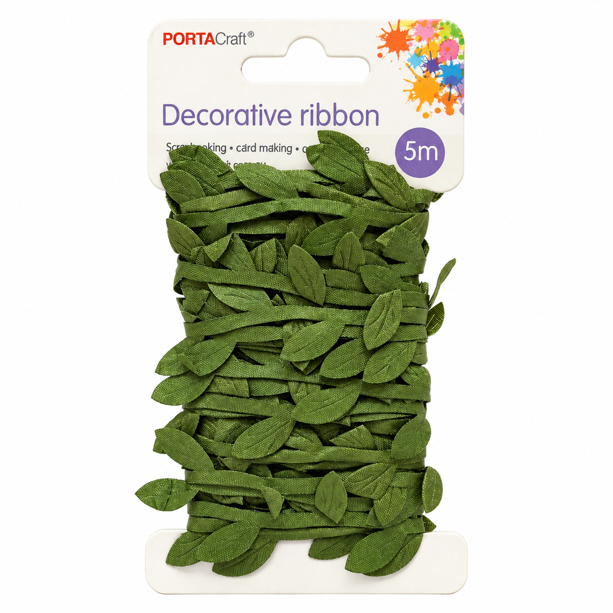 Dark Green Leaf Trim 5m
