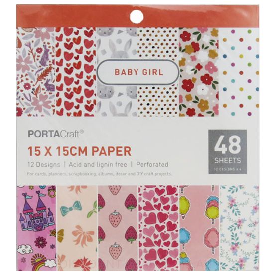 Paper Pattern Pad - Sweet Girls 15x15cm