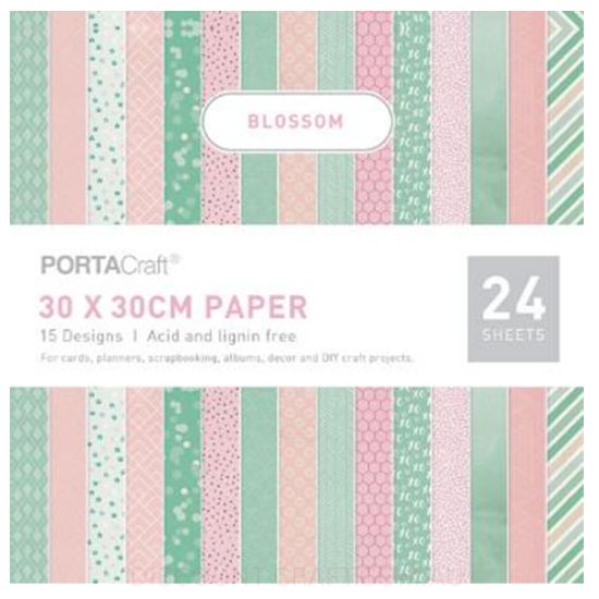Paper Pattern Pad - Blossom 30x30cm - Discount Craft